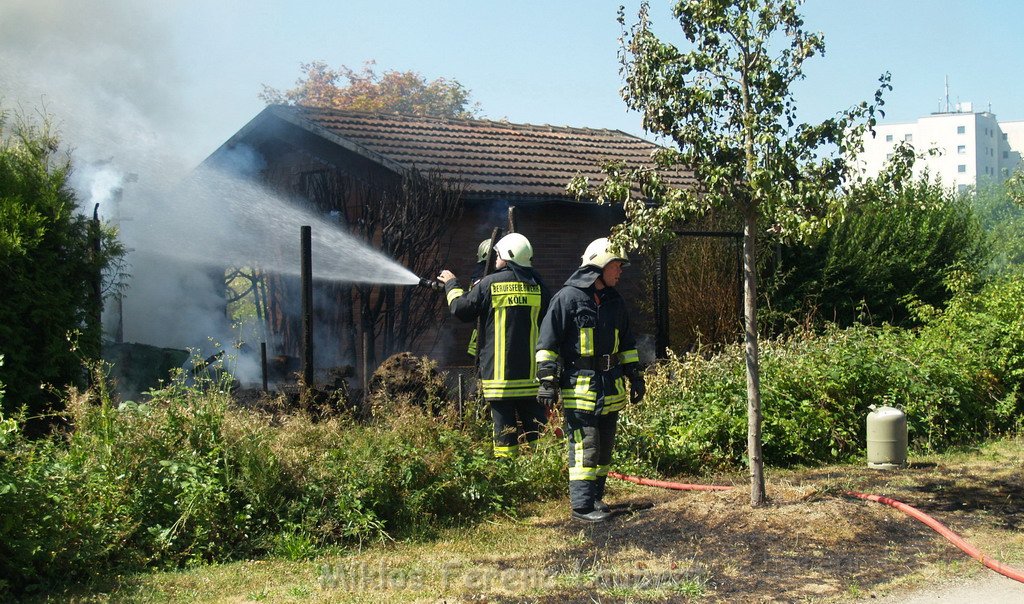 Gartenlaube in Vollbrand Koeln Poll Im Gremberger Waeldchen P046.JPG